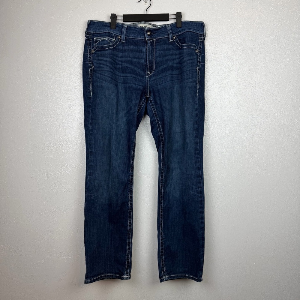 Ariat Women's Straight-Leg Jeans in Dark Blue Wash